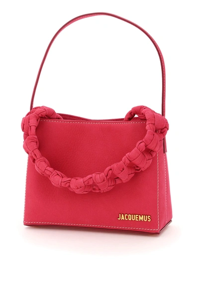 Shop Jacquemus Le Sac Noeud Bag In Pink (pink)