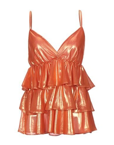 Shop Aniye By Woman Top Orange Size L Polyester