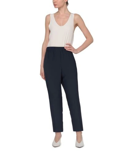 Peserico Pants In Dark Blue