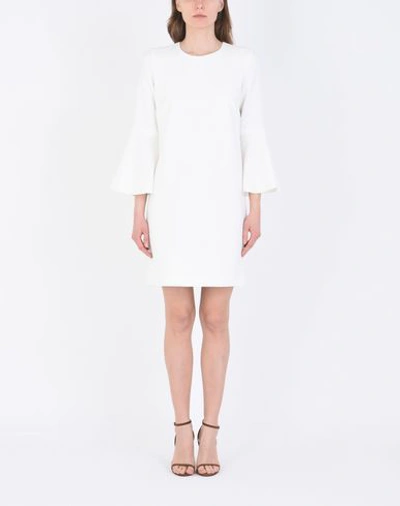 Shop Polo Ralph Lauren Short Dresses In Ivory