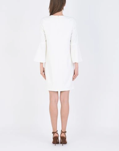 Shop Polo Ralph Lauren Short Dresses In Ivory
