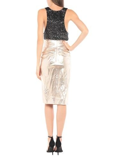 Elisabetta Franchi Midi Skirts In Gold
