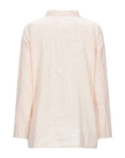 Shop Crossley Woman Shirt Light Pink Size M Linen