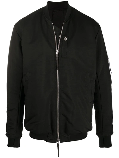 Shop 11 By Boris Bidjan Saberi Front-zip Bomber Jacket In Black