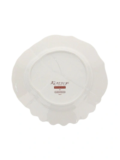 Seletti Crack Detail Plate In White