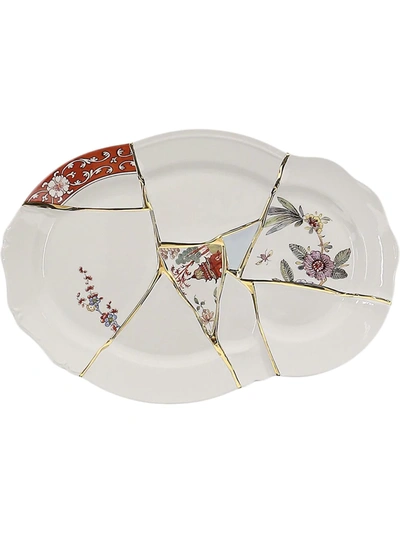 Shop Seletti Kintsugi Tray In White