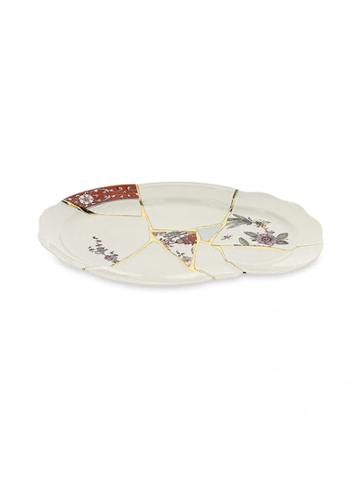 Seletti Kintsugi Tray In White