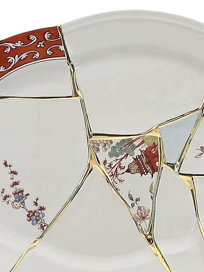 Seletti Kintsugi Tray In White
