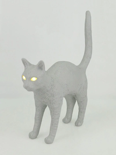 Shop Seletti Jobby The Cat Table Lamp In White