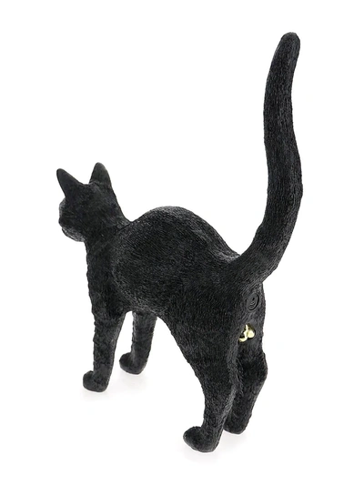 Seletti Jobby The Cat Ornament In Black