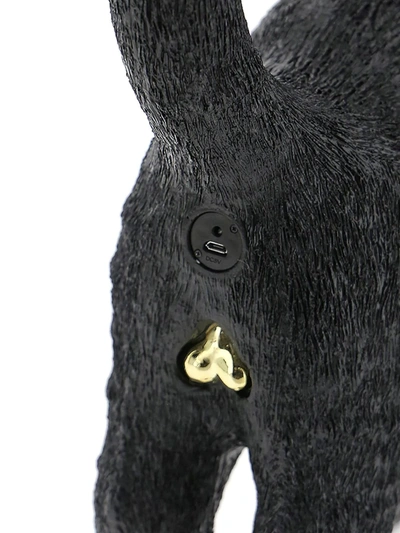 Seletti Jobby The Cat Ornament In Black