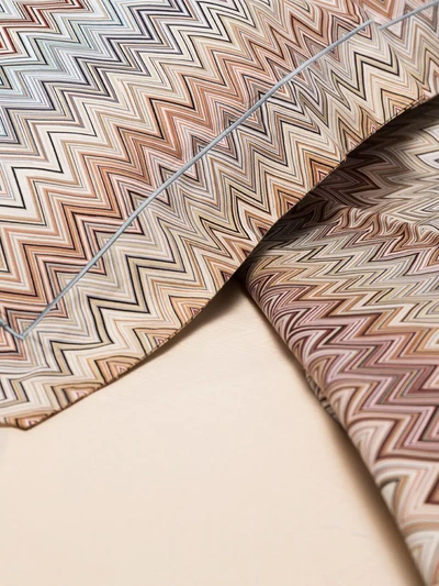 Shop Missoni John King Duvet Set In Neutrals