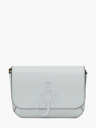 Shop Jw Anderson Chain Nano Anchor Bag In White