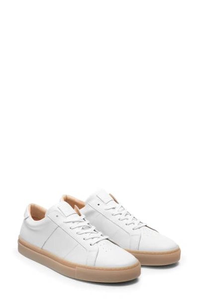 Shop Greats Royale Sneaker In Blanco Leather/ Gum