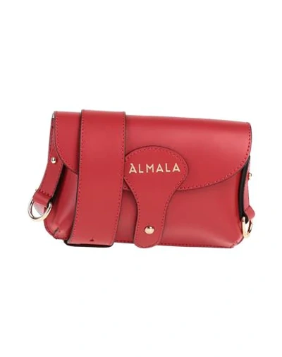 Shop Almala Cross-body Bags In Red