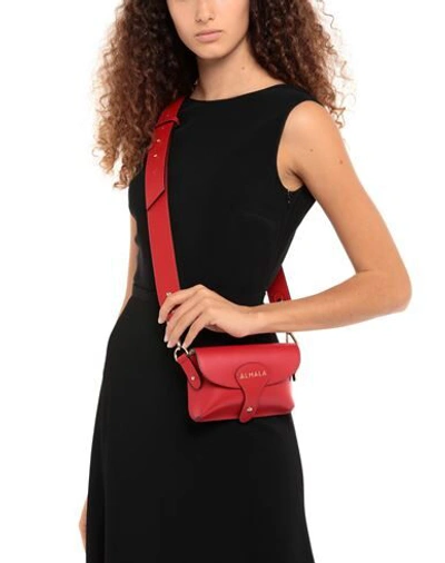 Shop Almala Cross-body Bags In Red