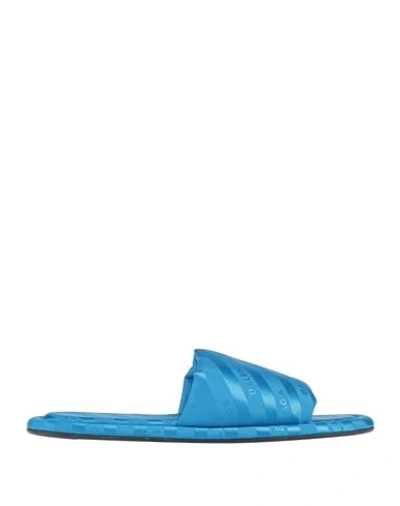 Shop Balenciaga Sandals In Azure