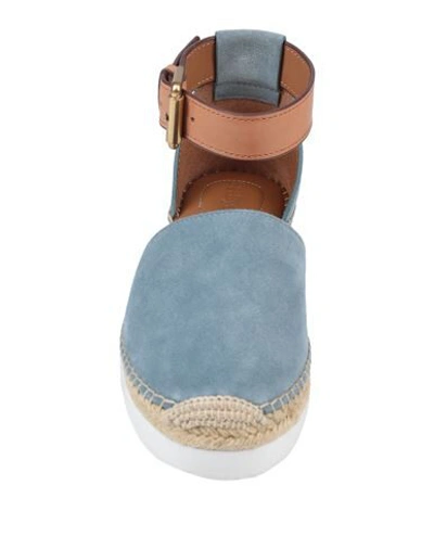 Shop See By Chloé Espadrilles In Pastel Blue