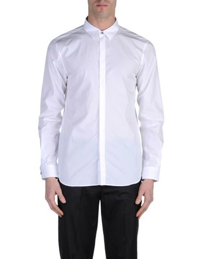 Shop Marc By Marc Jacobs Long Sleeve Shirts In White