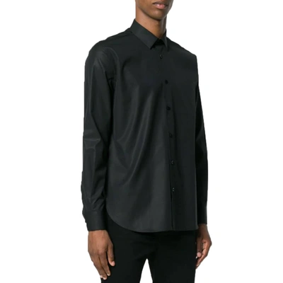 Shop Saint Laurent Slim Fit Classic Shirt In Black