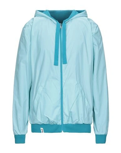 Shop Bark Jackets In Turquoise