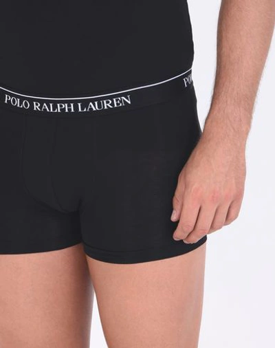 Shop Polo Ralph Lauren Single Trunk Man Boxer Black Size Xxl Cotton, Elastane