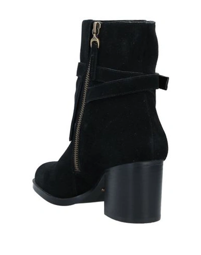 Shop Lauren Ralph Lauren Woman Ankle Boots Black Size 6.5 Soft Leather