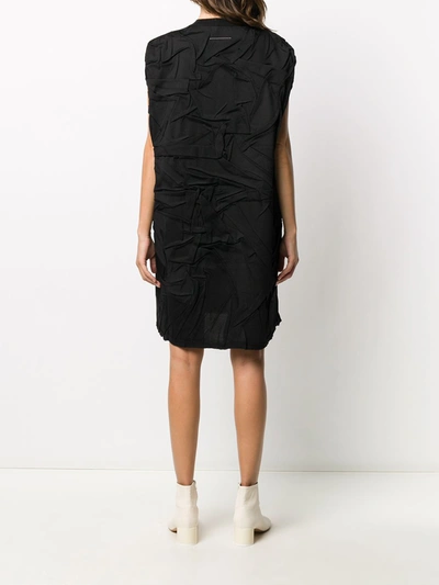 Shop Mm6 Maison Margiela Dress With Logo In Black