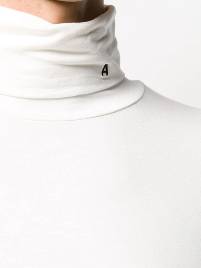 Shop Ambush Turtle-neck Sweater In White