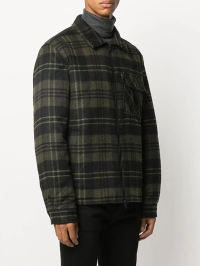 Shop Woolrich Wool Coat In Green