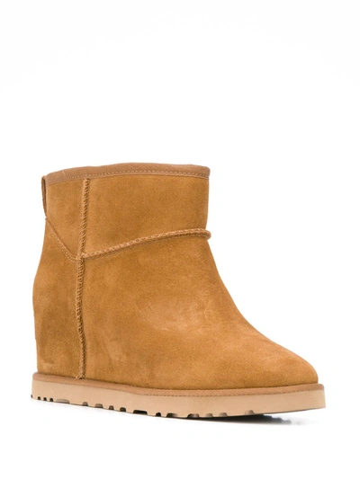 Shop Ugg Classic Femme Mini Boots In Brown