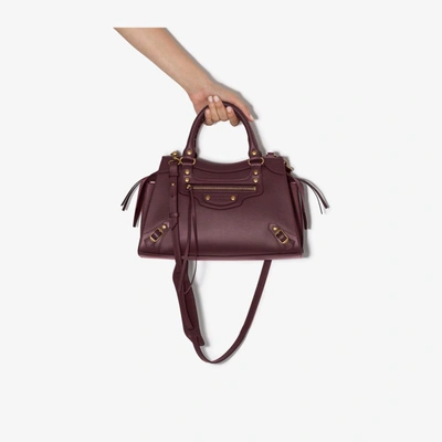 Shop Balenciaga Neo Class City Leather Handbag