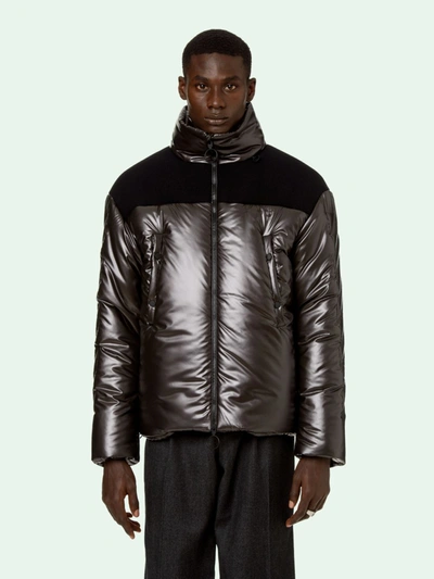 Shop Off-white Puffer In Brown
