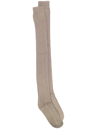 Shop Rick Owens Socks In Grey