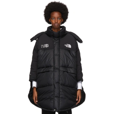 MM6 MAISON MARGIELA BLACK THE NORTH FACE EDITION DOWN CIRCLE COAT