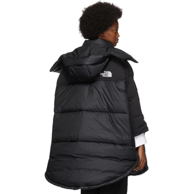 Shop Mm6 Maison Margiela Black The North Face Edition Down Circle Coat In 900 Black