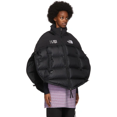 Shop Mm6 Maison Margiela Black The North Face Edition Down Circle Jacket In 900 Black