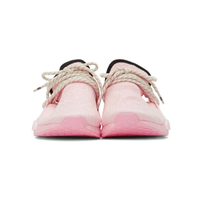 ADIDAS ORIGINALS X PHARRELL WILLIAMS 粉色 NMD HU 运动鞋