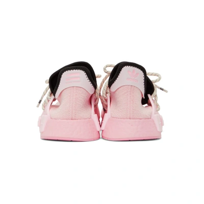 Shop Adidas Originals By Pharrell Williams Pink Hu Nmd Sneakers