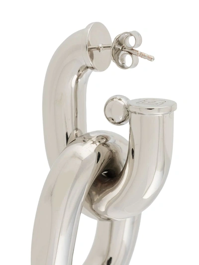 Rabanne Earrings With Silver-tone Metal Hardware In Silver