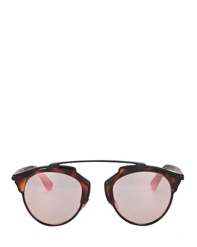 Shop Dior Soreal Sunglasses In Black