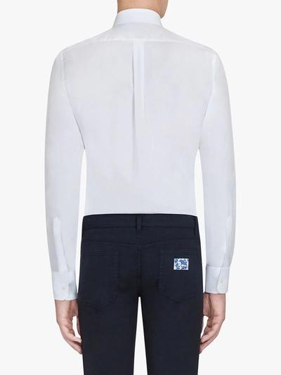Shop Dolce & Gabbana Cotton-poplin Shirt In White