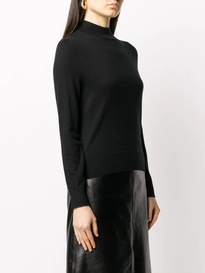 Shop Filippa K Lynn Silk-mix Sweater In Black