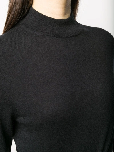 Shop Filippa K Lynn Silk-mix Sweater In Black