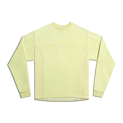 Pre-owned Adidas Originals Adidas Ivy Park Long Sleeve Crewneck Sweatshirt (gender Neutral) Yellow Tint