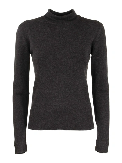 Shop Agnona Wool Blend Jumper In Grey