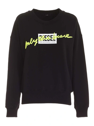 Shop Diesel Magda Sweatshirt In Black