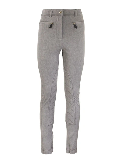 Shop Burberry Jodie Pants In Grey