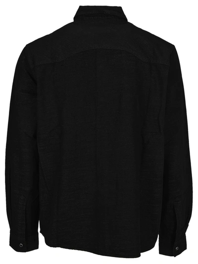 Shop Amiri Metallic Effect Shirt In Black