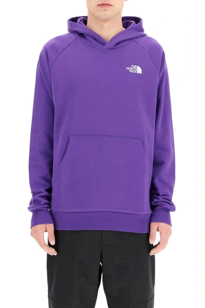 Shop The North Face Raglan Redbox Logo Hoodie In Purple